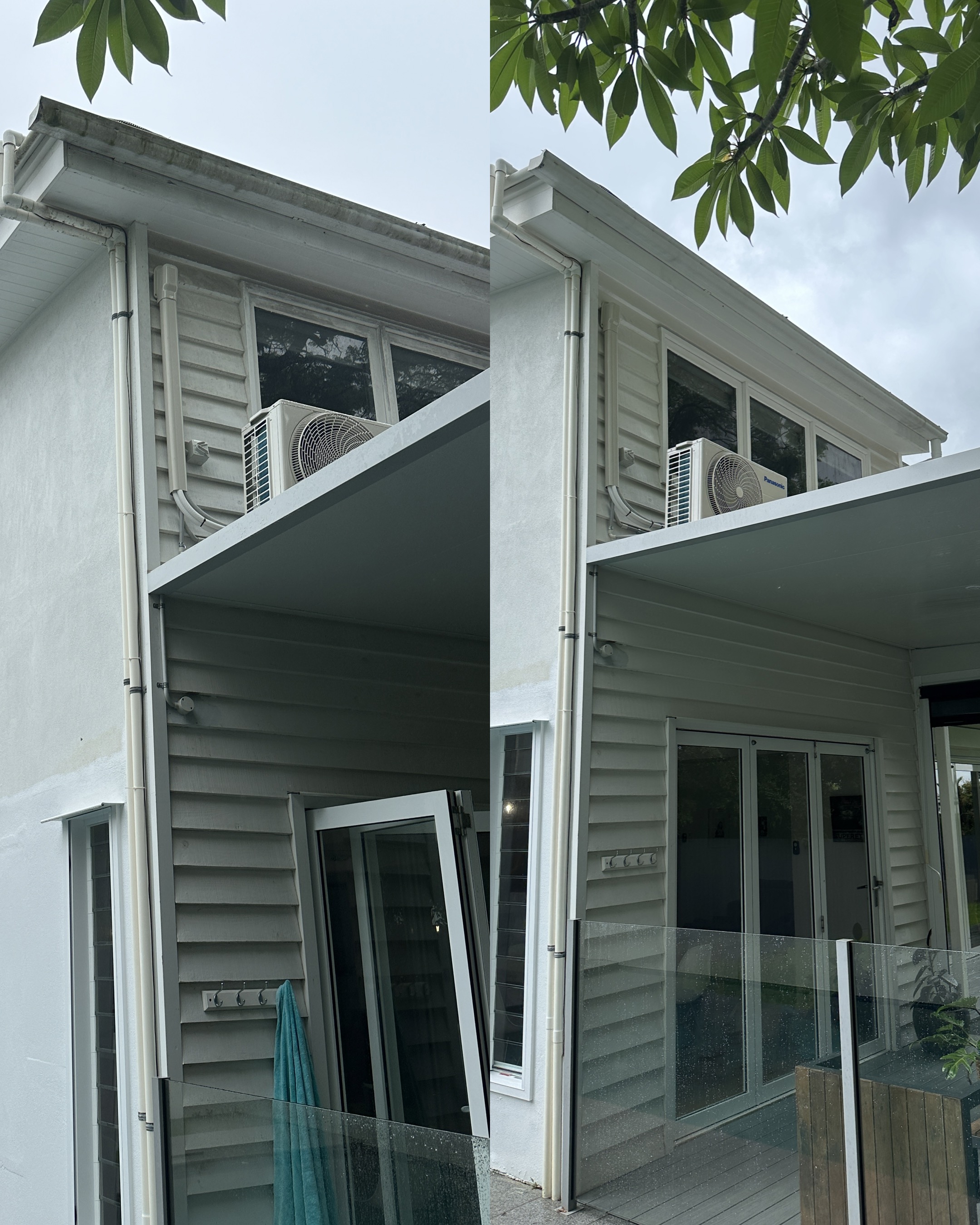 Clean house with covered outdoor area